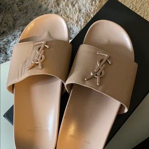 YSL slides . Size 8.5 Great condition.